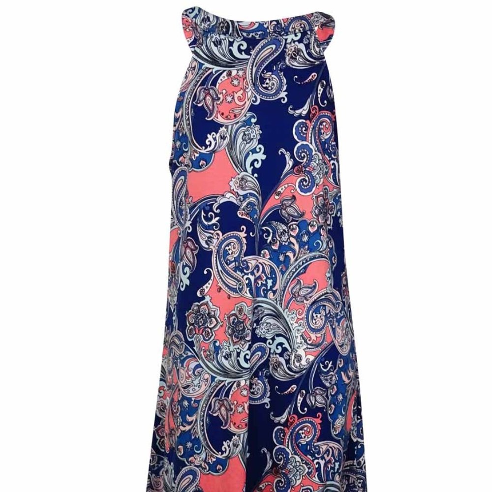 COPY - Dotti Women's Halter Metal Embellished Dress Coverup M-L - Picture 2 of 5